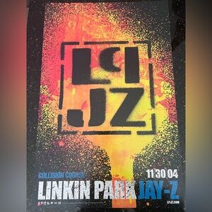 Linkin Park / Jay-Z Collision Course Poster